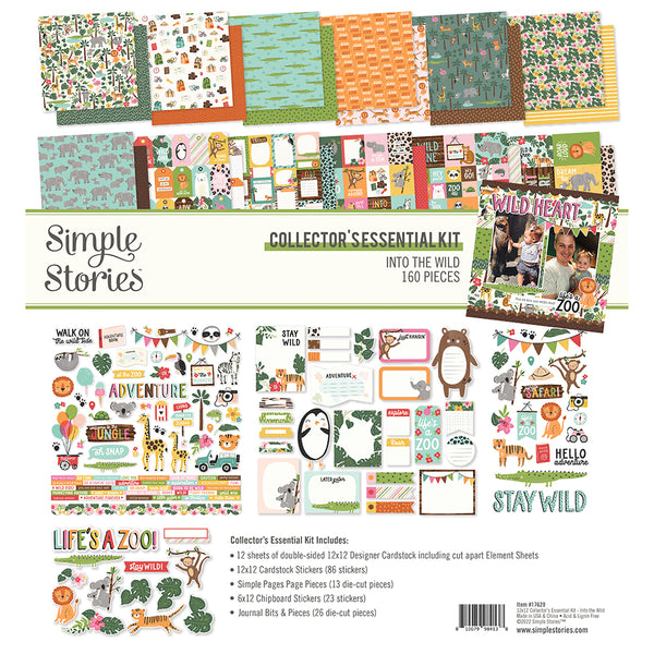 Simple Stories - Into The Wild - Oh Snap! - 12 x 12 Cardstock Paper – TM on  the Go!