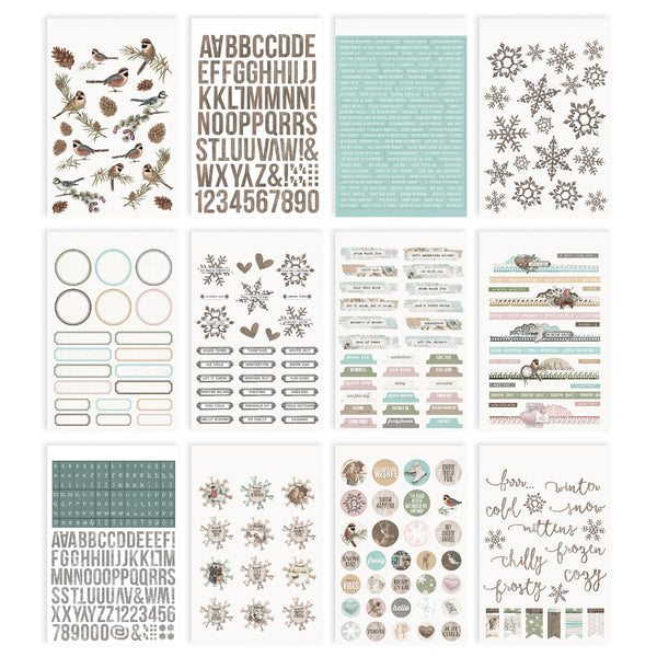 Simple Stories - Simple Vintage Winter Woods - Cardstock Stickers