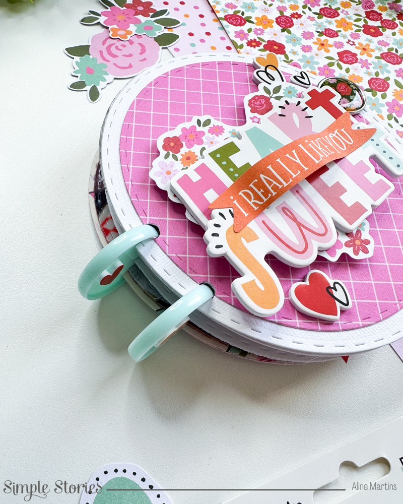 Oval Mini Album with the Heartstring Collection