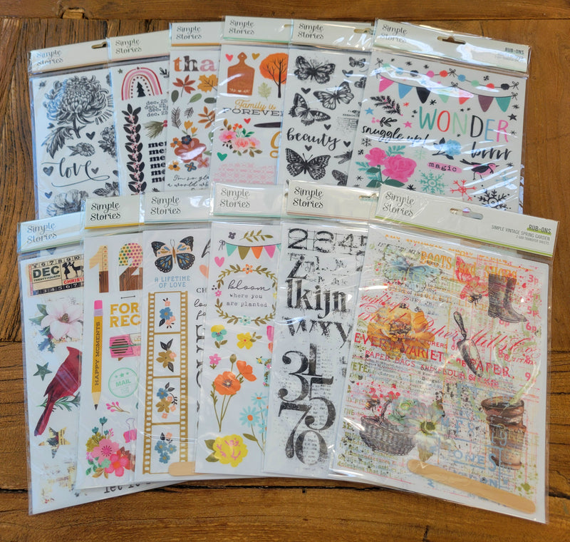 NEW! Rub-Ons Scrapbook Bundle