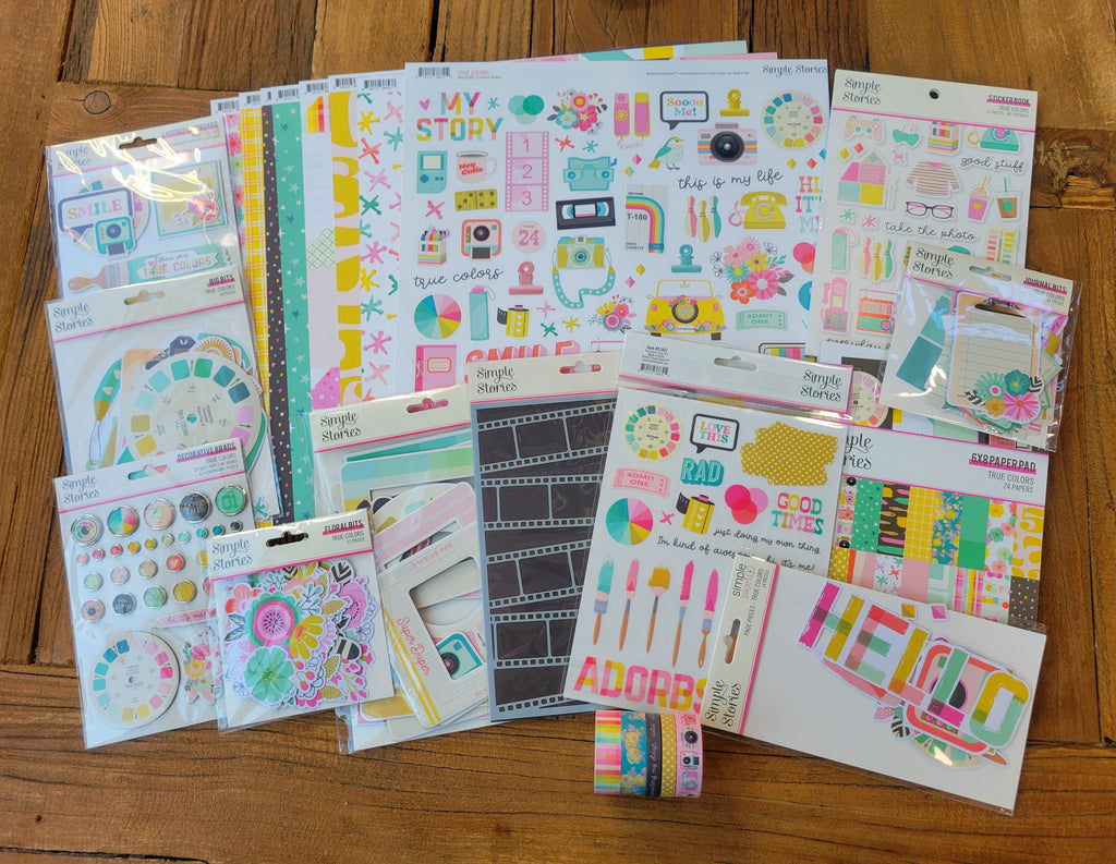 NEW! True Colors Mega Scrapbook Bundle #2