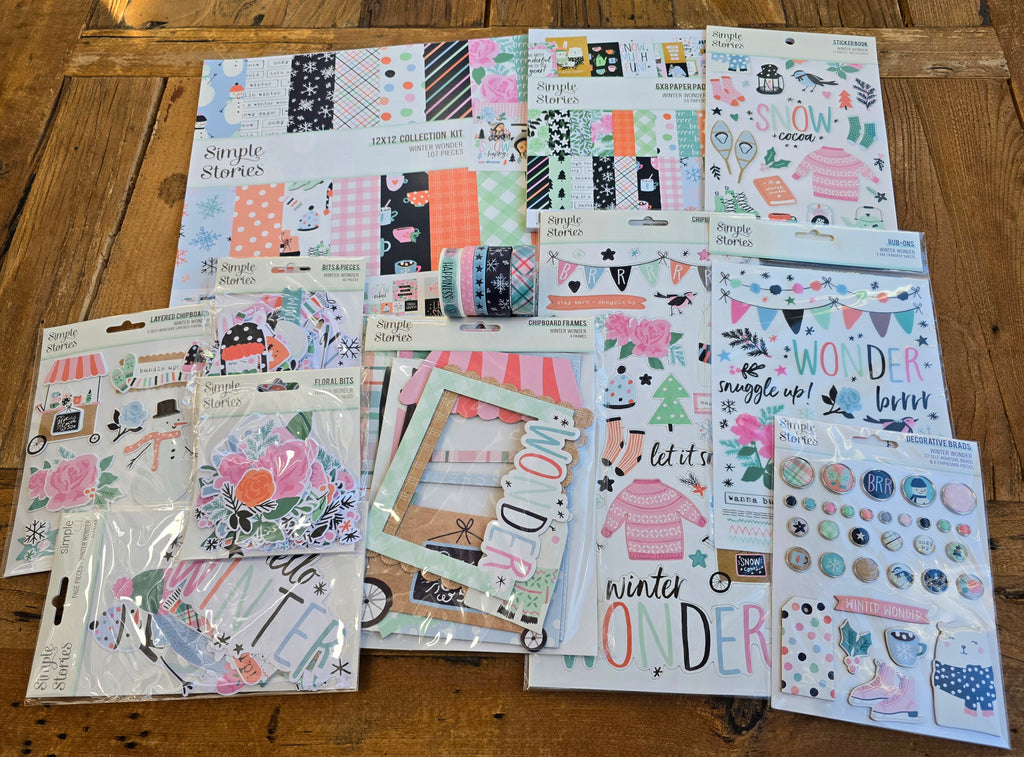 NEW! Winter Wonder Mega Scrapbook Bundle