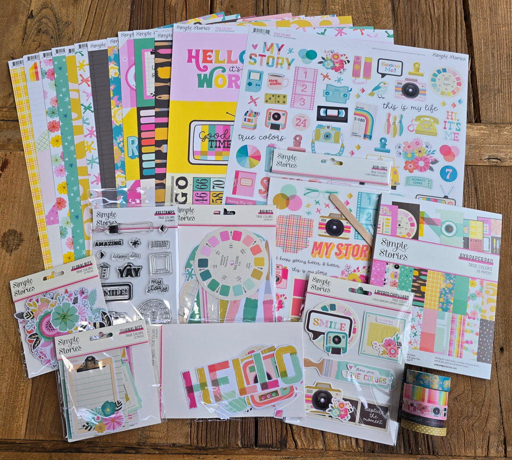 NEW! True Colors Scrapbook Bundle