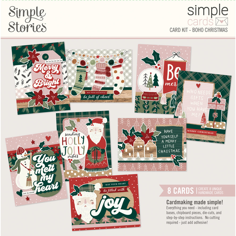 Simple Stories Boho Christmas 12 x 12 Cardstock Stickers