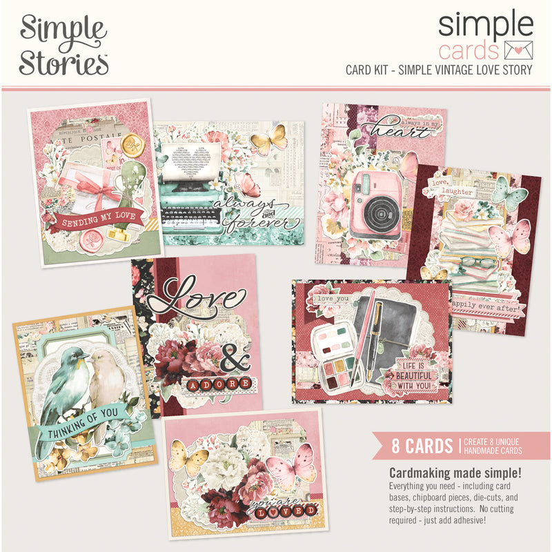 Simple Stories - S.V. Love Story collection Big Bits & Pieces Die-Cuts