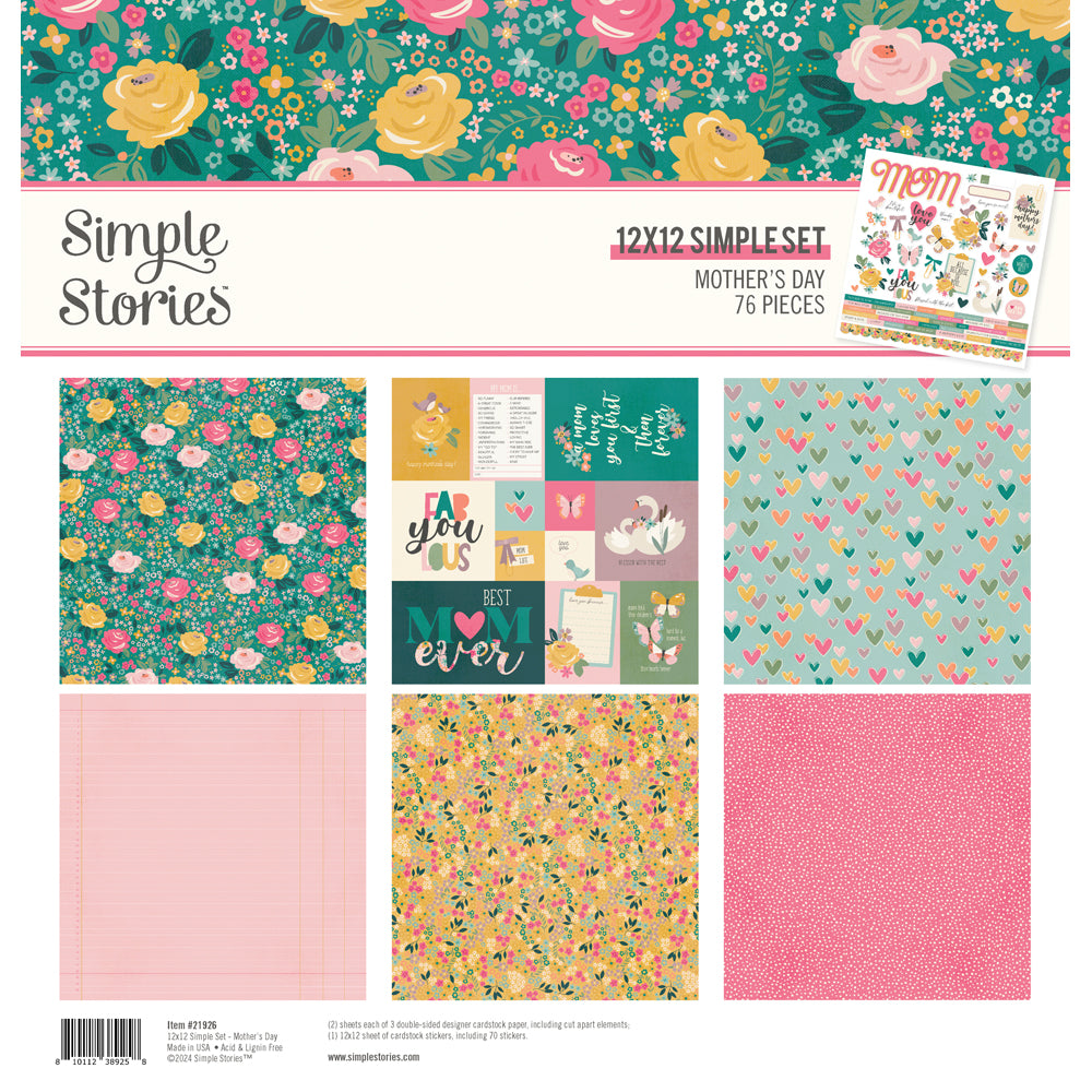 Black Friday Simple Set + Page Piece Sale - Mother's Day