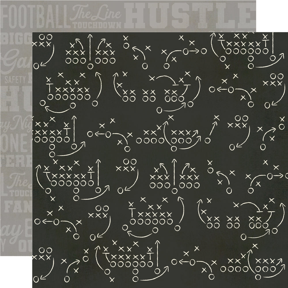 Football Game Day - 12X12 Designer Cardstock - 25 pack