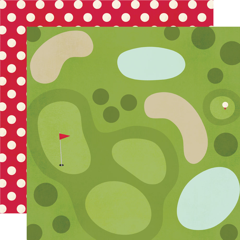 Golf Tee-rific! - 12X12 Designer Cardstock - 25 pack