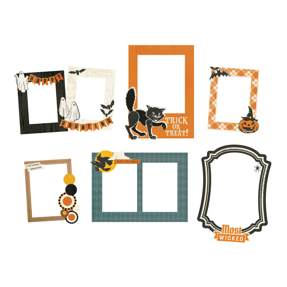 Simple Vintage Scary Stories - Chipboard Frames