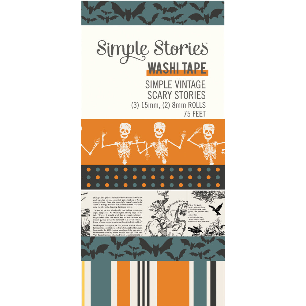 Simple Vintage Scary Stories - Washi Tape