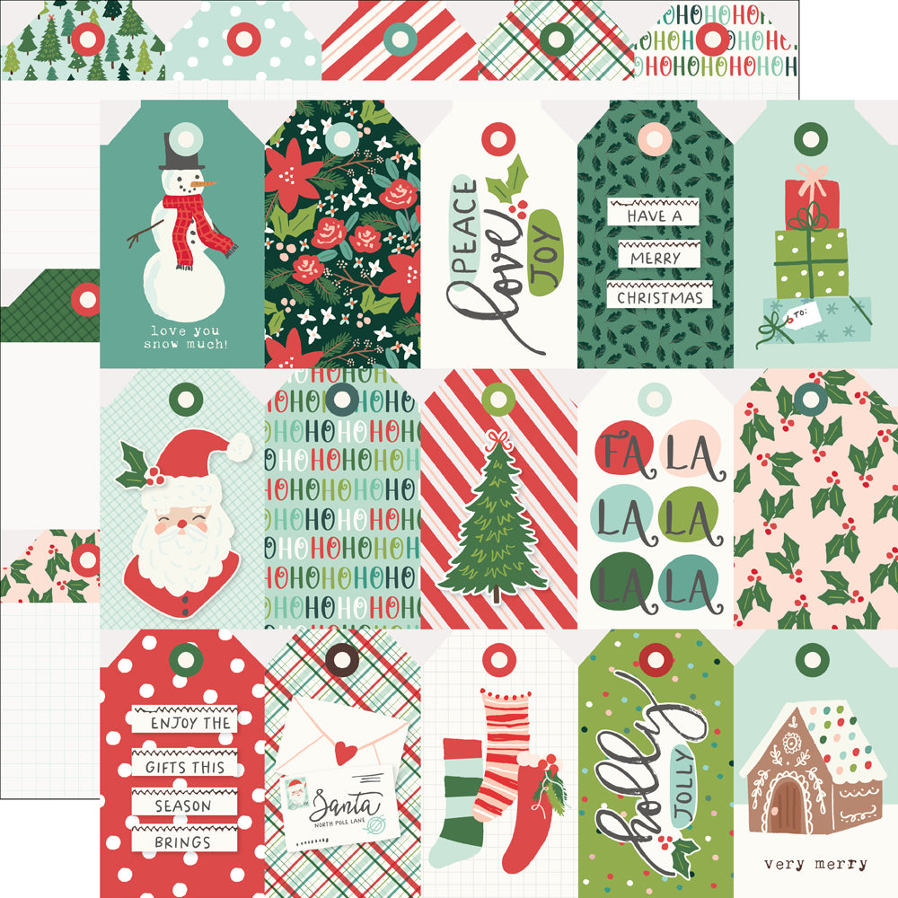 Santa's Village - Tags Elements