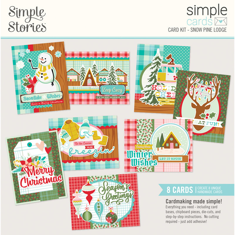 NEW! Simple Cards Card Kit - Snow Pine Lodge