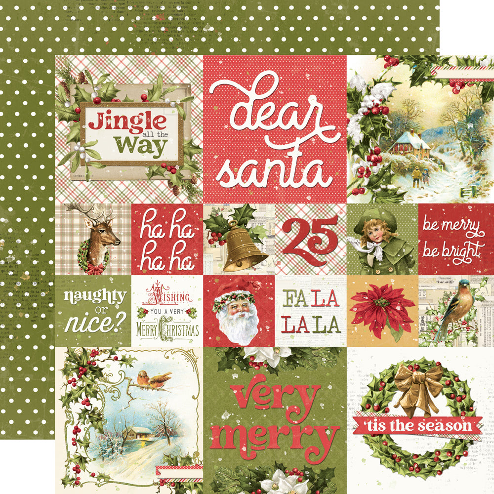 Simple Vintage Yuletide - 2x2/4x4 Elements