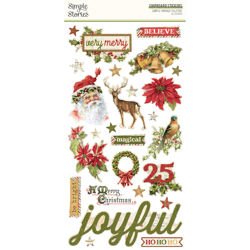 Simple Vintage Yuletide - 6x12 Chipboard