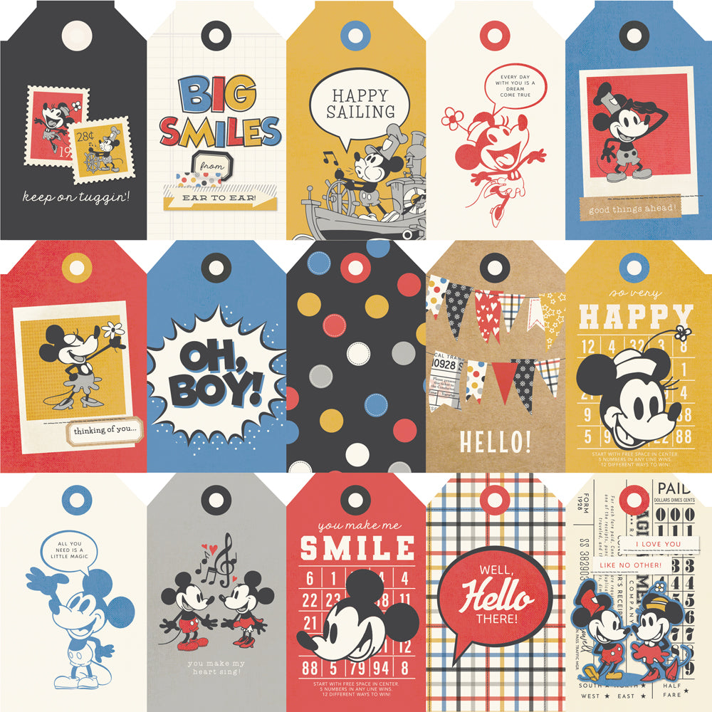 Say Cheese Classic Mouse -  Tags Elements