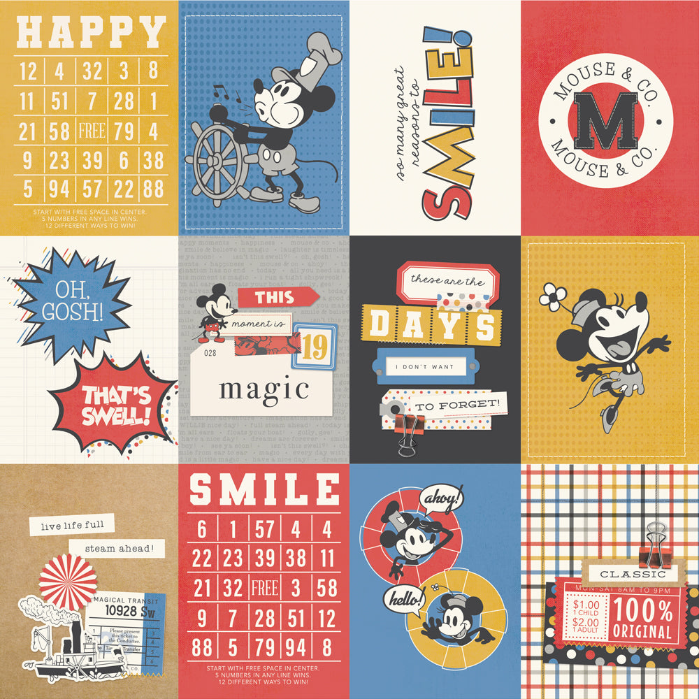 Say Cheese Classic Mouse - 3x4 Elements