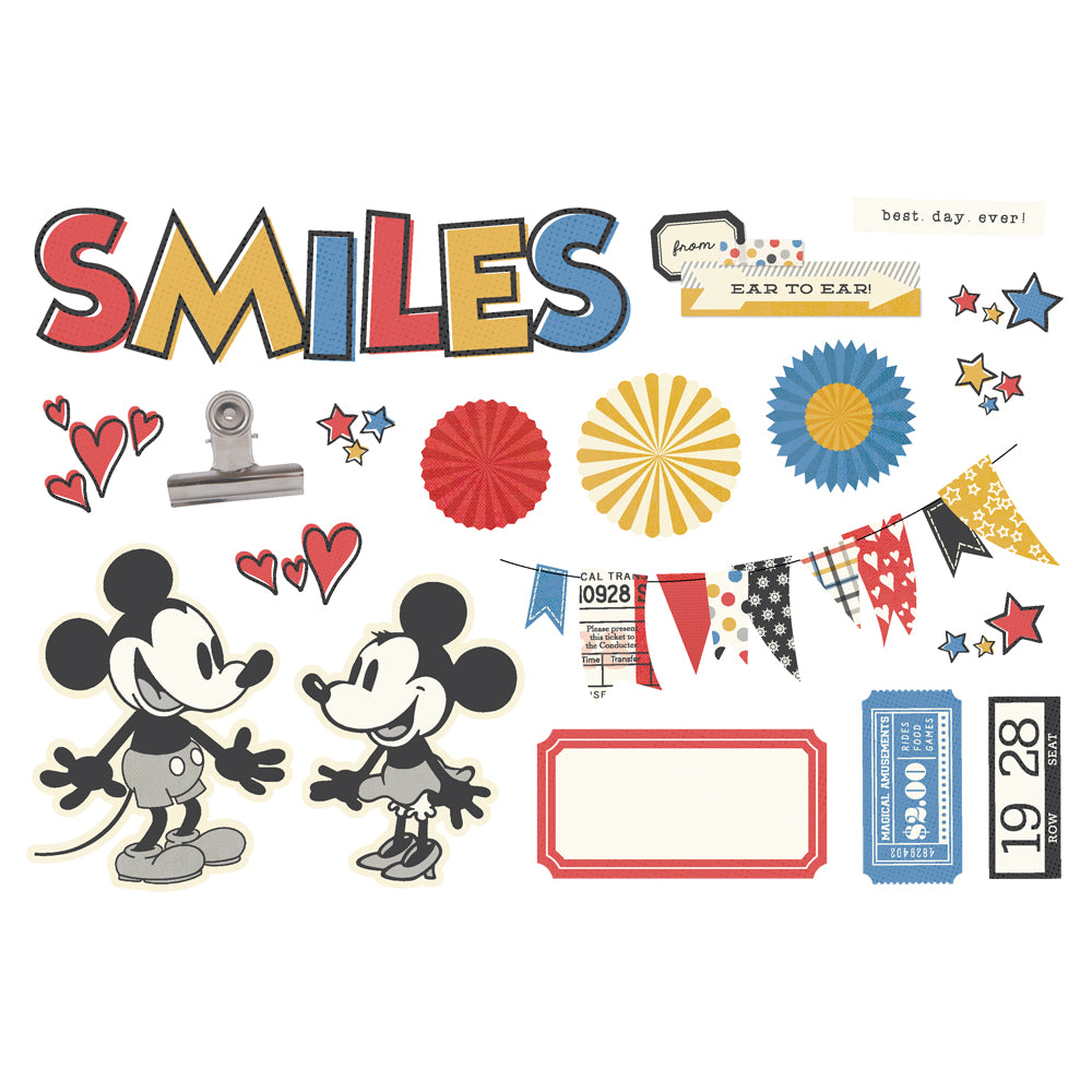 New! Simple Pages Page Pieces - Say Cheese Classic Mouse