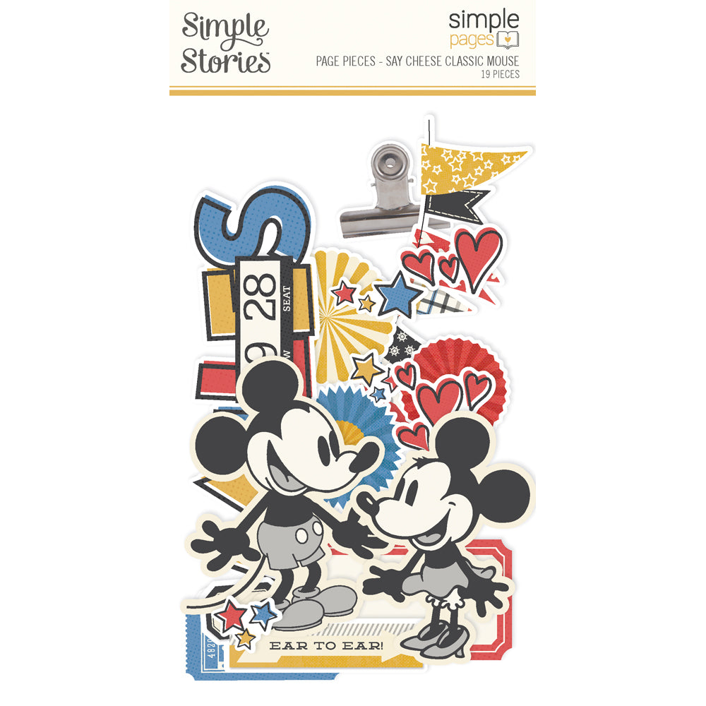 New! Simple Pages Page Pieces - Say Cheese Classic Mouse