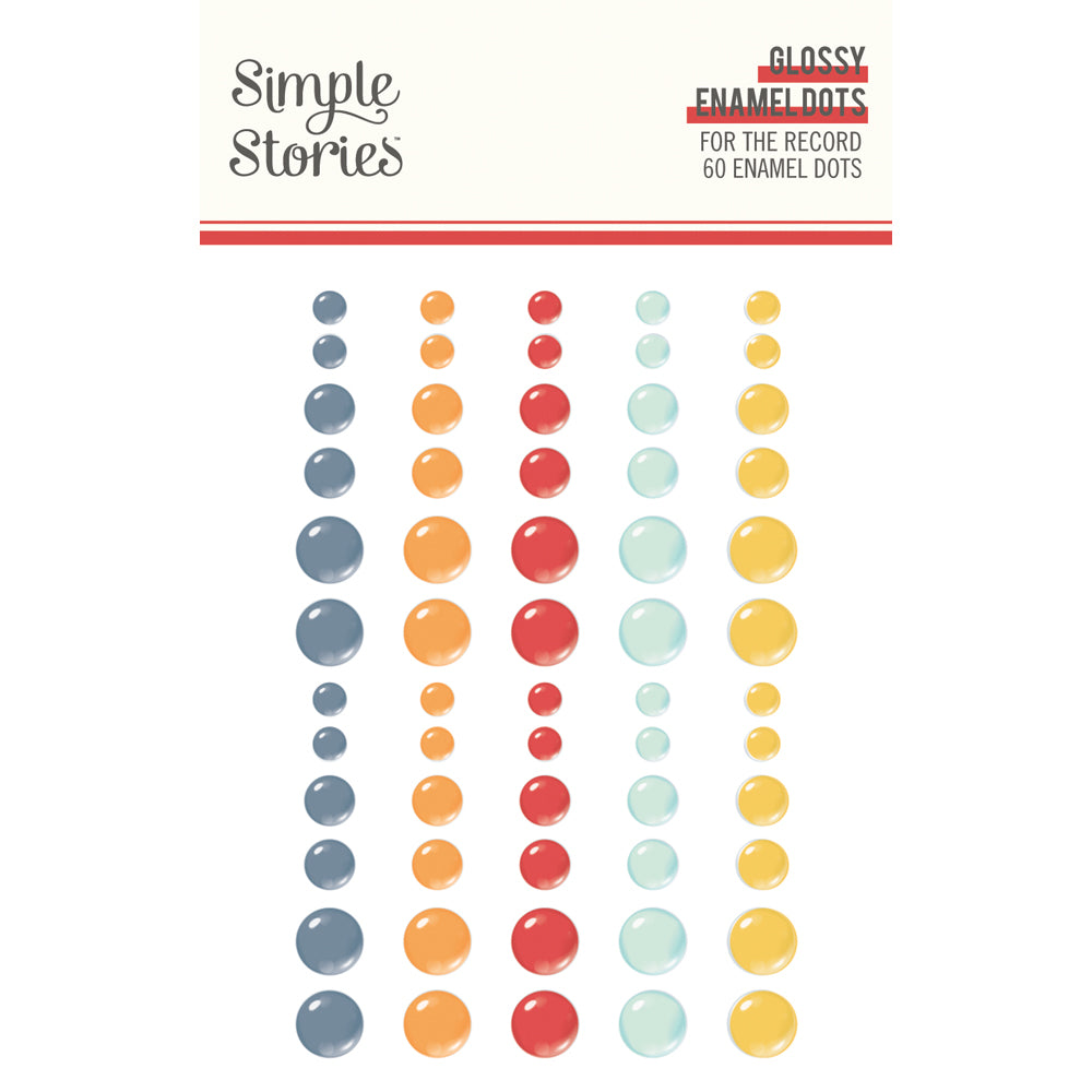 For The Record Glossy Enamel Dots - Unit of 6