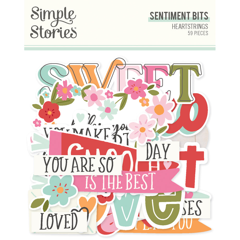 Heartstrings Sentiment Bits & Pieces - Unit of 6