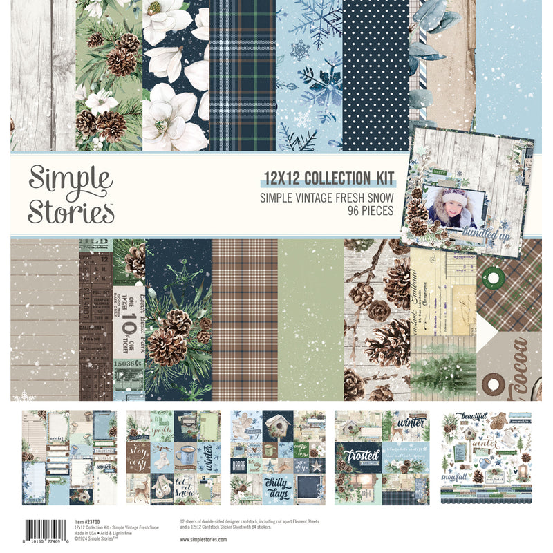 Simple Vintage Fresh Snow Collection Kit - Sold in units of 6