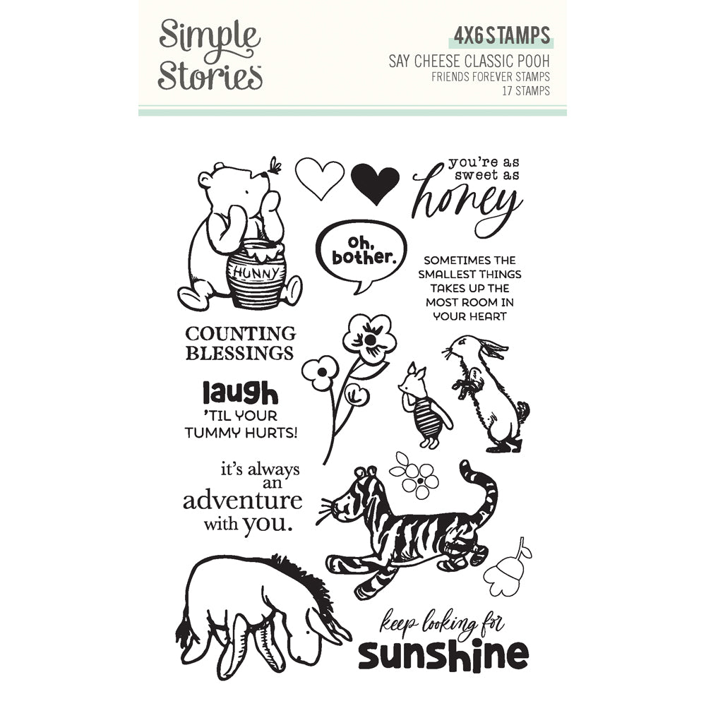 Say Cheese Classic Pooh Friends Forever Stamps - Unit of 6