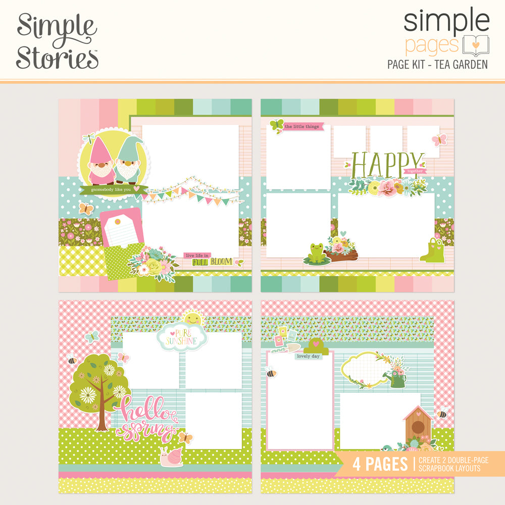 Tea Garden - Simple Pages Page Kit