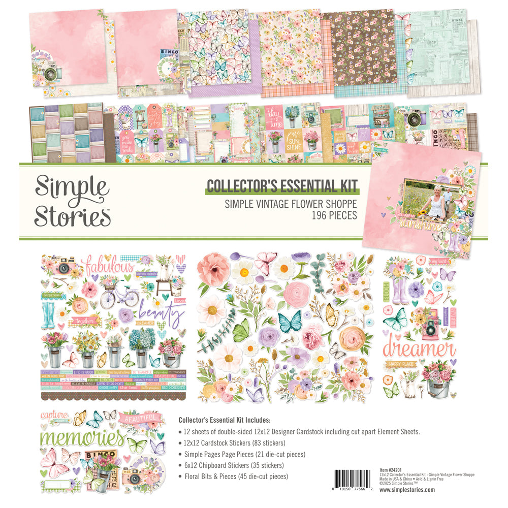 Simple Vintage Flower Shoppe - Collectors Essentials Kit