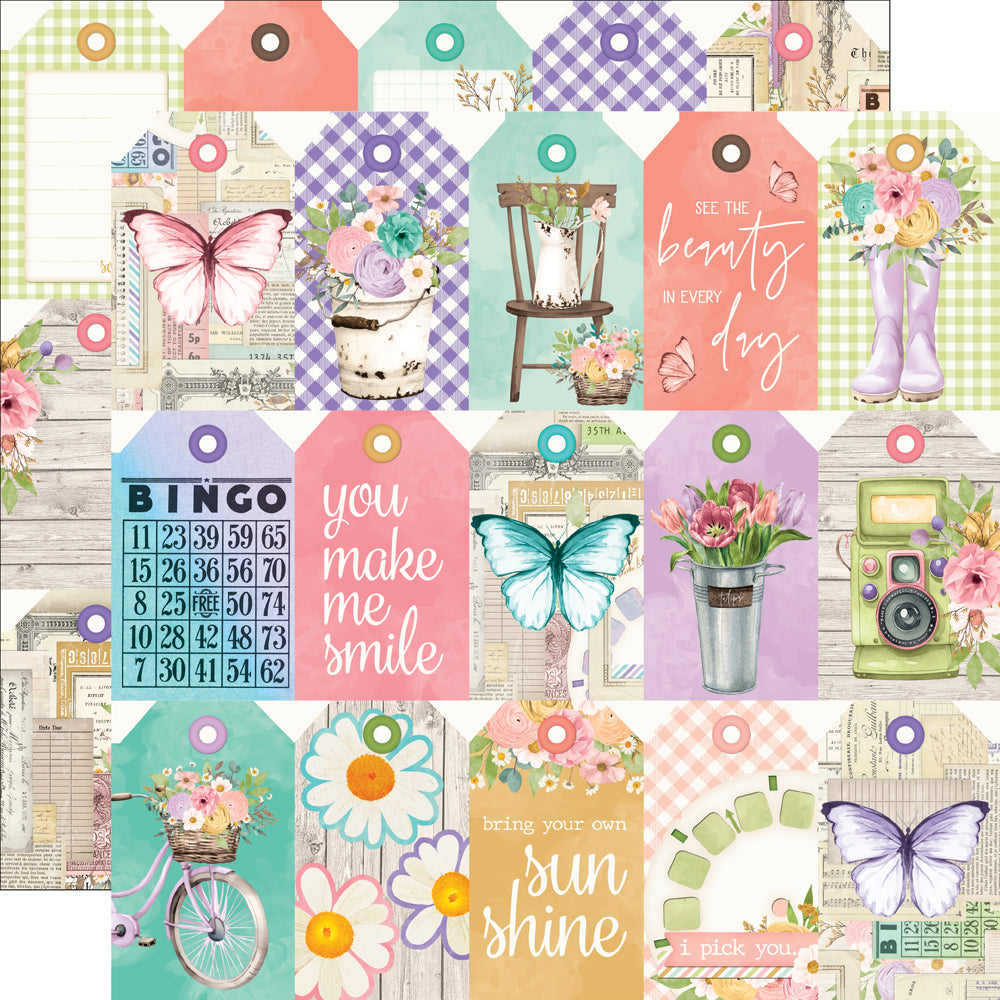 Simple Vintage Flower Shoppe - Tag Elements