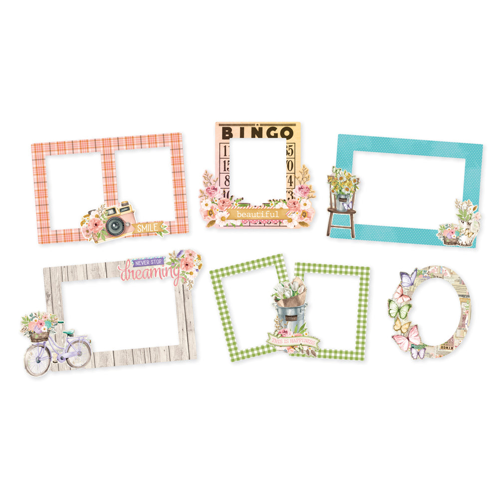 Simple Vintage Flower Shoppe - Chipboard Frames