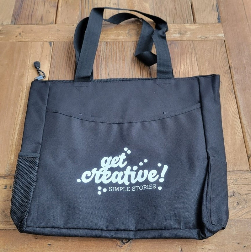 Simple Stories "Get Creative" Tote Bag - Black