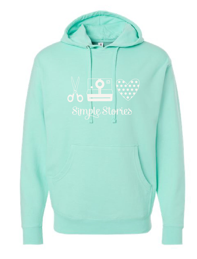 Simple Stories Hooded Sweatshirt - Mint