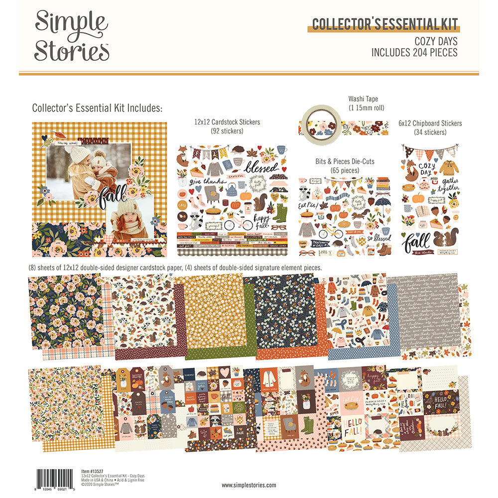 Simple Stories 12x12 My Story Collector's Essential Kit