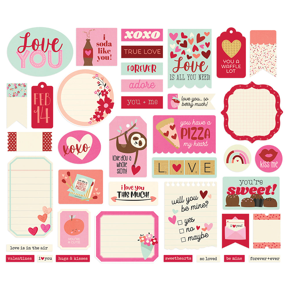 Sweet Talk Cardstock Stickers - Simple Stories