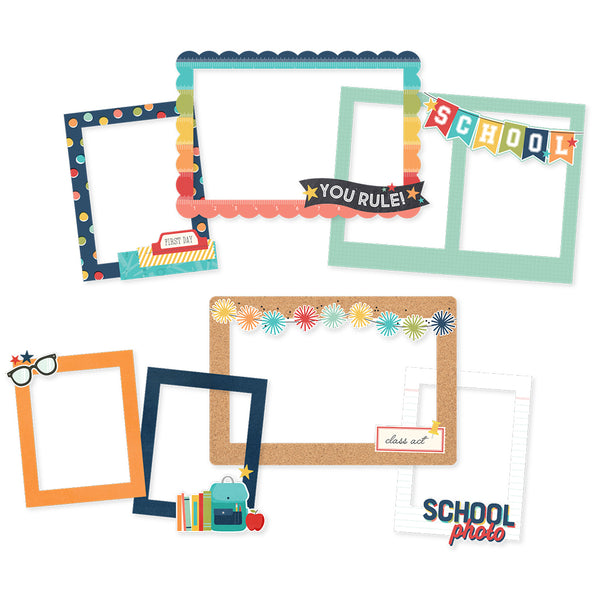 School Life - Chipboard Frames – Simple Stories