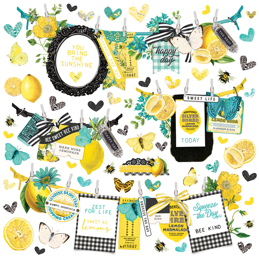 Simple Vintage Lemon Twist 6x8 Pad Simple Stories 9137