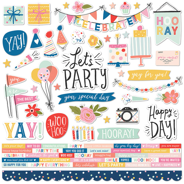 Celebrate! - Cardstock Sticker – Simple Stories