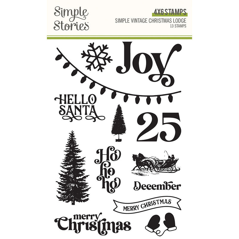 Simple Vintage Christmas Lodge - Banner Sticker – Simple Stories