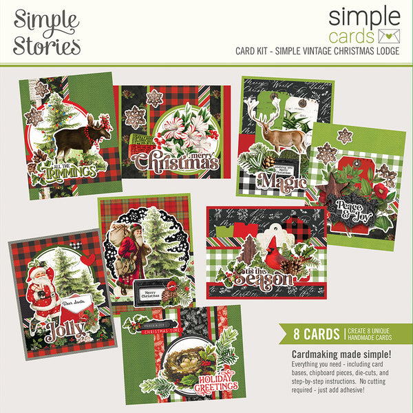 Simple Vintage Christmas Lodge - Simple Cards Card Kit – Simple Stories