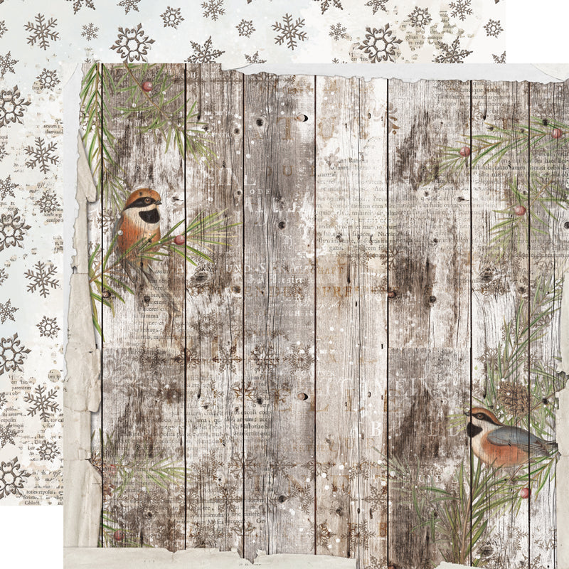 Simple Stories Vintage Winter Woods 12x12 Cardstock Stickers (SVWW91 –  Only One Life Creations