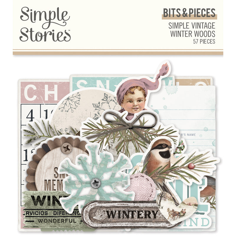 Simple Stories Vintage Winter Woods Washi Tape 19131