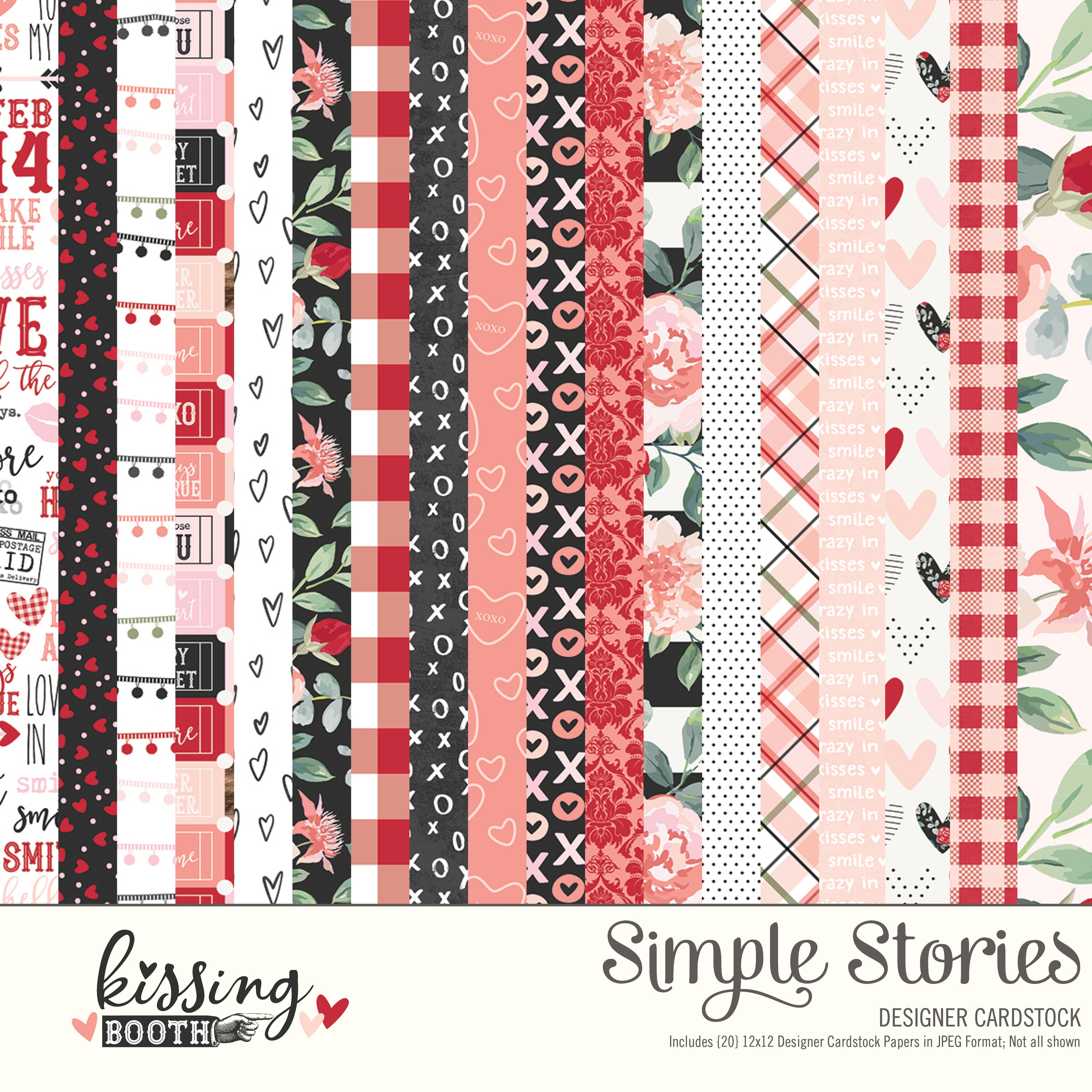 Say Cheese 4 Digital Designer Cardstock – Simple Stories