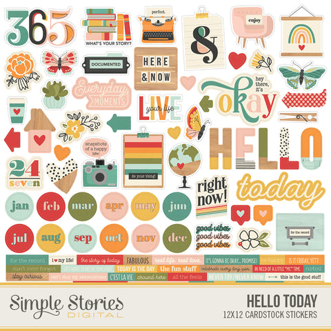 Popular Bundle of stickers and cardstock for vtbirdie